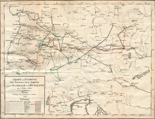 Alte Deutschlandkarte mit schwarzem Rand und Text, die detaillierte Straßen und Autobahnen zeigt.
