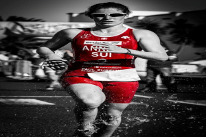 Triathletin Kaidi Kivioja stellt estnischen Rekord im ersten Ironman-Wettkampf auf