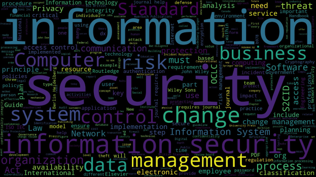 Ein kreisförmiges Wortwolken-Diagramm mit "Information Security" in verschiedenen Sprachen, am größten in der Mitte und kleinere Wörter strahlen nach außen, in Blauschattierungen.